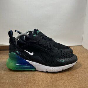 Nike Air Max 270 Black Green Blue Shoes Women's Size 8.5 FZ4356-001